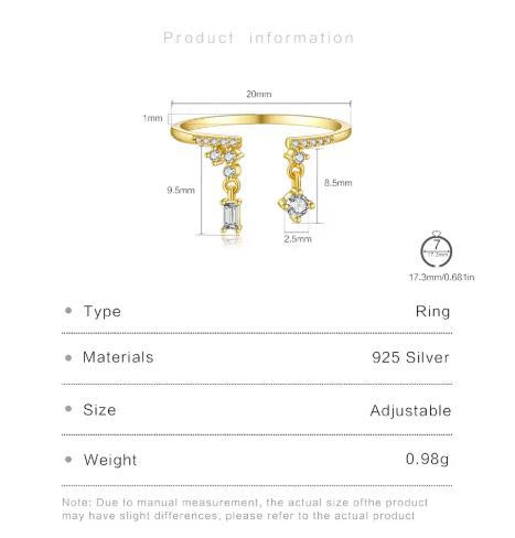 LYRA CHARM RING - Miraluna